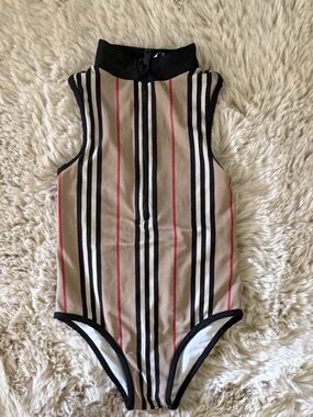 Burberry Sleeveless Zip One-Piece Girls (8)